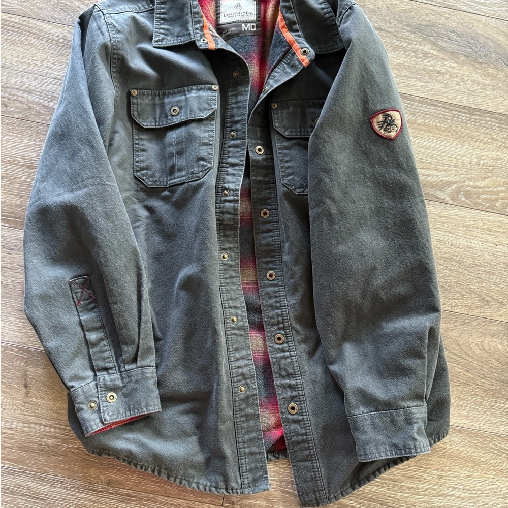 Legendary Whitetails Charcoal Jacket with flannel lining